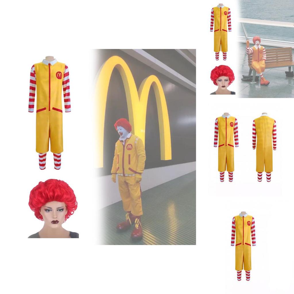 McDonald's Corporation Cosplay Kostüm aus Polyester und Elasthan für Kinder und Jugendliche
