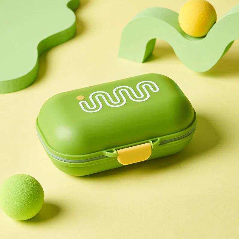 Portable Drainage Soap Box with Lid for Travel Small Soap Box Student Dormitory Soap Box Mini  and Carrying Soap sheets