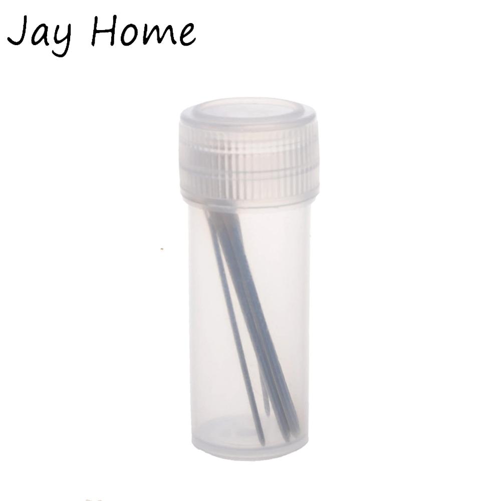 30Pcs Big Eyes Sewing Needles Stainless Steel Hand Stitching Needles Embroidery Needles with Clear Storage Tube DIY Sewing Tools