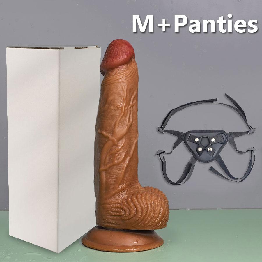 Realistic Huge Dildo for Woman Suction Cup Soft Skin Feeling Penis Sexy Toy Female Masturbator Vaginal Anal Toys for Adult 18+