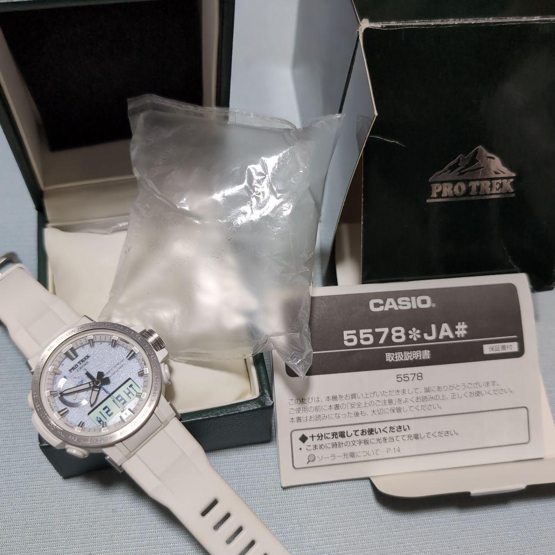 

[Б/У] CASIO PRO TREK 5578*JA Солнечные Радиоуправляемые Часы