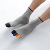 Hosiery Men's Five Finger Socks Colorful Toe Design Sports Socks Five Toe Socks  Hiking