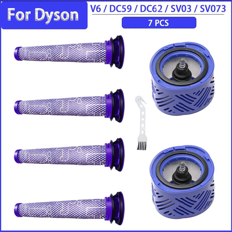 Roller Brush Pre-Filters for Dyson V6 DC59 DC62 SV03 SV073 Cordless Vacuum Cleaner Accessories Replacement Parts