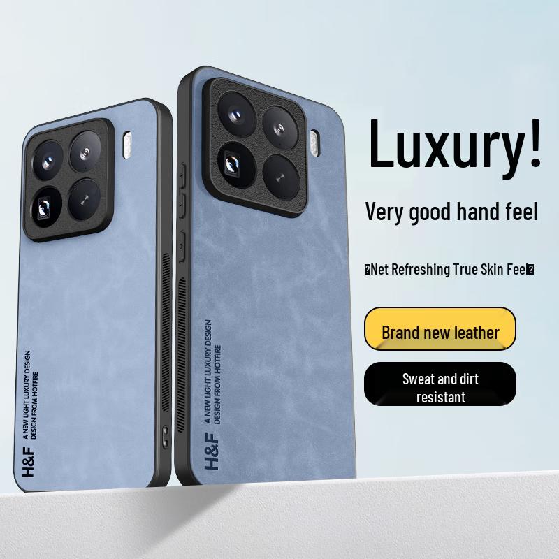 

Матовий чохол для телефону Hotfire з ефектом шкіри, повний захист Xiaomi 15 Pro