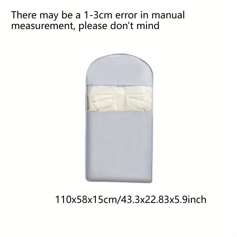 1pc Hanging Vacuum Storage Bag, Space Saving Clothes Organizer Compresses Down Jackets By 40%, Wardrobe Compression Bag