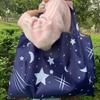 Eco-Friendly Foldable Korean Style Portable Shopping Bag - Medium Size Handbag