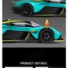 NEW 1/23 Aston Martin Valkyrie Supercar Alloy Model Car Toy Diecasts Metal Casting Sound and Light Car Toys for Children Vehicle