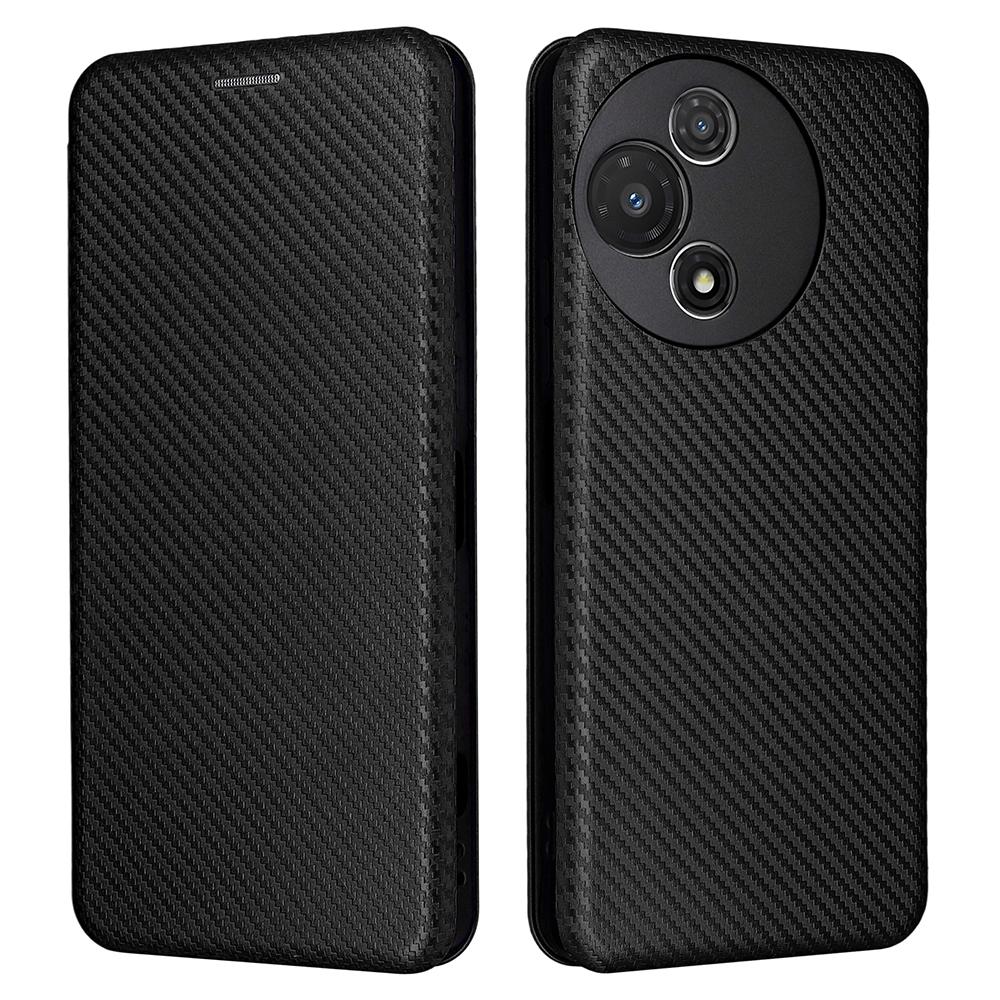 For TCL 60R 5G/60 5G Case Carbon Fiber Texture Drop-Proof PU Leather Phone Cover