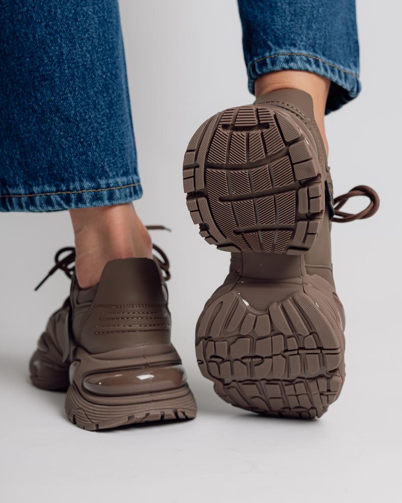 Women's Sneakers Suny Liana 6100 36 Coffee Leather