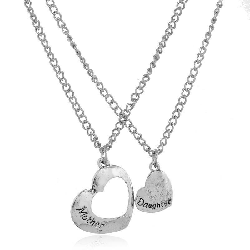 Korean Style French Retro Heart Pendant Necklace