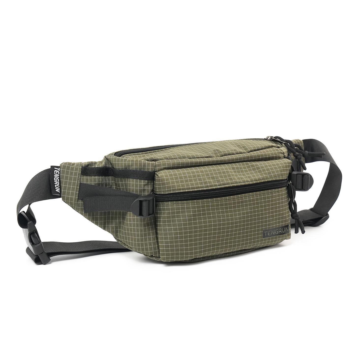 

Breast Bag Men S Trendy Brand Shoulder Messenger Bag Couple Student Casual Satchel Sports Cycling Fanny Pack Mobile Phone Bag Women зелений