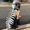 Funny Dinosaur Skeleton Plush Toys Soft Dinosaur Skeleton Costume Set  Cosplay Costume