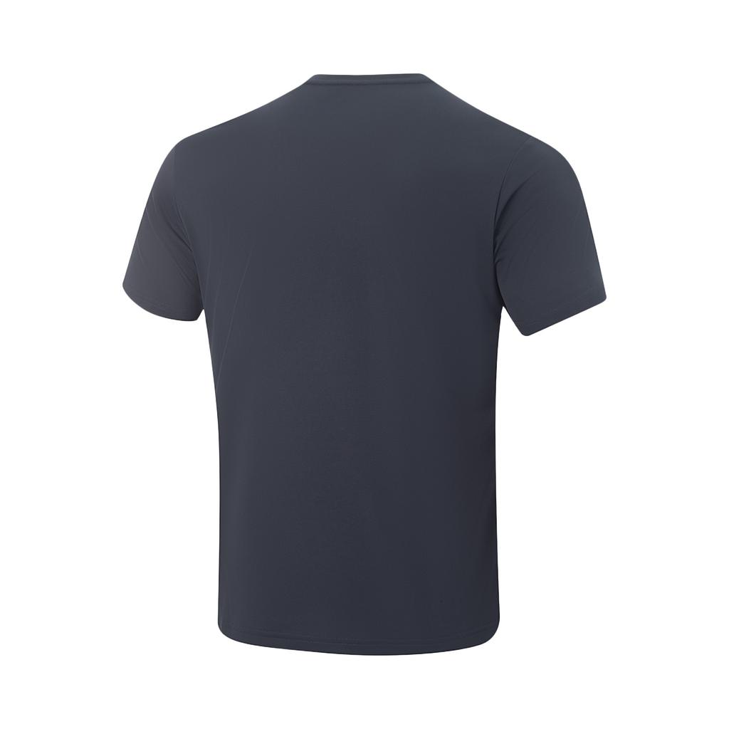 Li-Ning Fitness Series Letter Print Moisture-Wicking Quick-Dry Round Neck Short Sleeve T-Shirt Men tops ATSV283-3