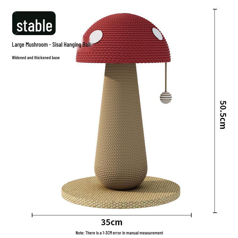 Durable Sisal Cat Scratching Board: Debris-Free, Vertical Claw Post for Self-Amusement & Boredom Relief