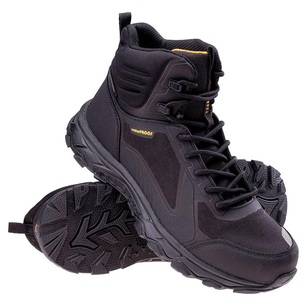 Elbrus Mens Hixon Waterproof Mid Cut Hiking Shoes