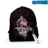 Classic Novelty Cool Flamingo Backpacks Boys/Girls pupil School Bags 3D Print Keychains Oxford Waterproof Cute Small Backpacks