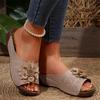 Shoes Sandals Women Summer Plus Size Shoes For Women Slip On Women Shoe Wedge Sandals Ladies Soft Female Footwear Slippers Woman