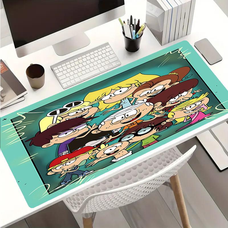 The Loud House Mouse Pad - Non-Slip Rubber Base, Smooth Surface for Work,Gaming,Office,And Home Use, Desk Mouse Pad