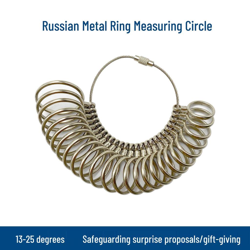 Adjustable Metal Ring Sizer and Measurement Tool