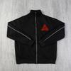 LUXEONHigh Street Y2K Letter Pattern  Zipper Sports Fashion Tops for Men and Women.