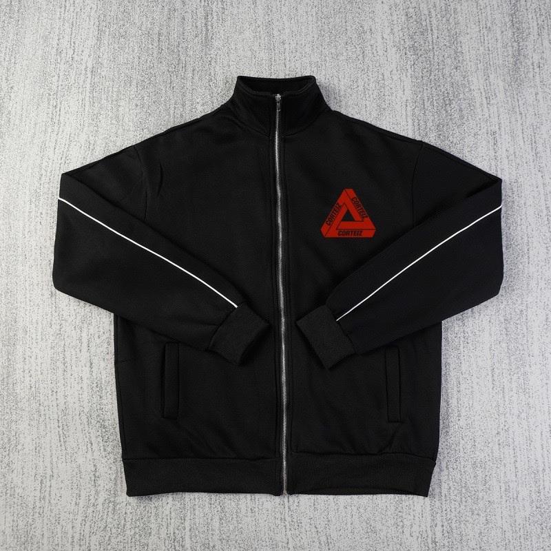 LUXEONHigh Street Y2K Letter Pattern Zipper Sports Fashion Tops for Men and Women.