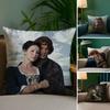 Pillow Case Plush Fabric Soft Double Sided Print TV Series O-Outlander Sofa Cushion Cover Throw Pillow Covers