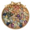50pcs 8/10mm Transparent Glass Round Beads Colorful Spacer Loose Beads for DIY Bracelet Necklace Jewelry Making Accessories