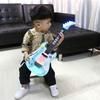 Children'S Yukriri Audio-Optic Music Beginner'S Little Guitar Simulation Playable Musical Instrument Toy Guitar Male Girl