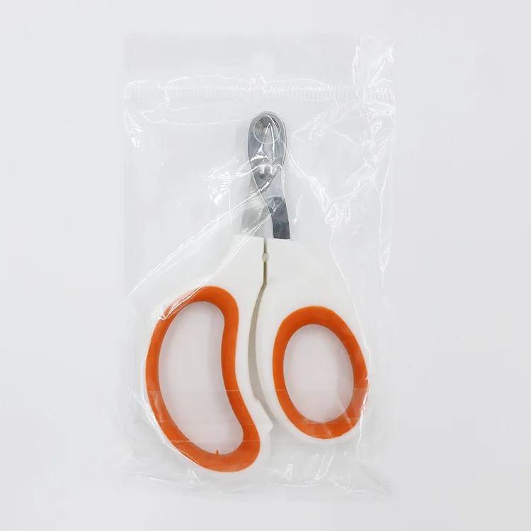 1 st Professionell kattnagelklippare för liten katt hund rostfritt stål valpnaglar klippare husdjursnagelvård klippare trimmer