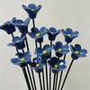 6/8/10pcs Handcrafted Ceramic Forget Never Fades Eternal Ceramic Flowers Home Ornament Indoor And Outdoor Home Decor
