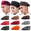 Waiter Beret Breathable Mesh Chef Hat Catering Milk Tea Baking Work Hat Men Women