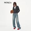 MO&Co. Women's Slim-Fit Wool Blend Round Neck Sweater
