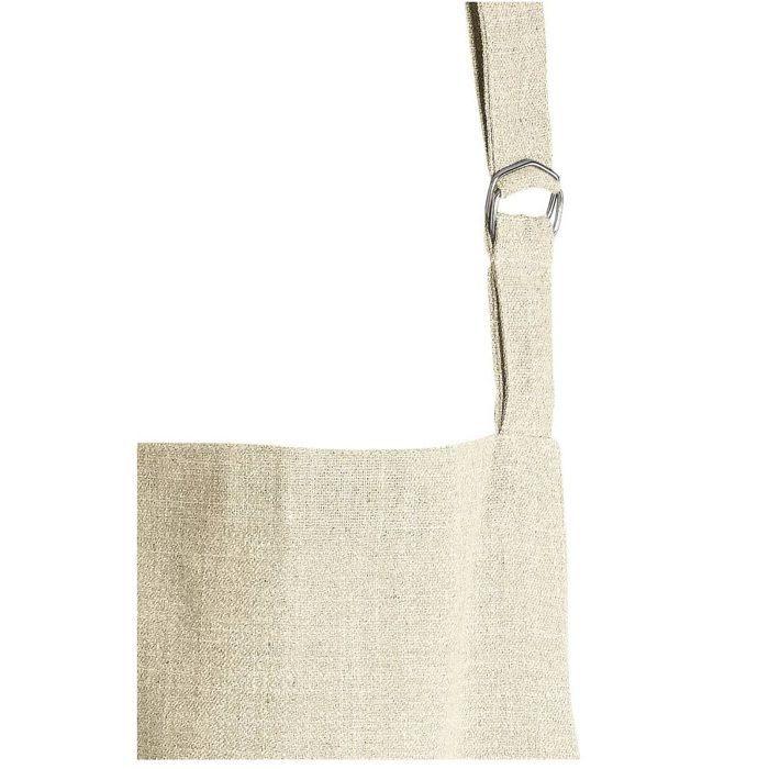 Tablier - Fils Flammé Ficelle - 70 X 85 Cm - Polyester Recyclé - Sangle Ajustable