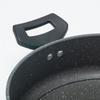 26cm Cast Iron Nonstick Frying Pan With Glass Lid Gas Induction Stove Home Kitchen Use