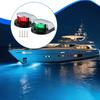 2 Pieces Boat Navigation Light Accessory IP67 Waterproof Sturdy Bass High Visibility Marine Lamp