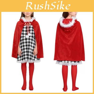 Costume da Cosplay Cindy How The Grinch Stole Christmas per Bambine con Morbido Tessuto in Poliestere per Spettacoli Natalizi