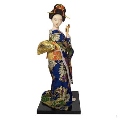 Collectible Figurine of Japanese Geisha Kimono Doll