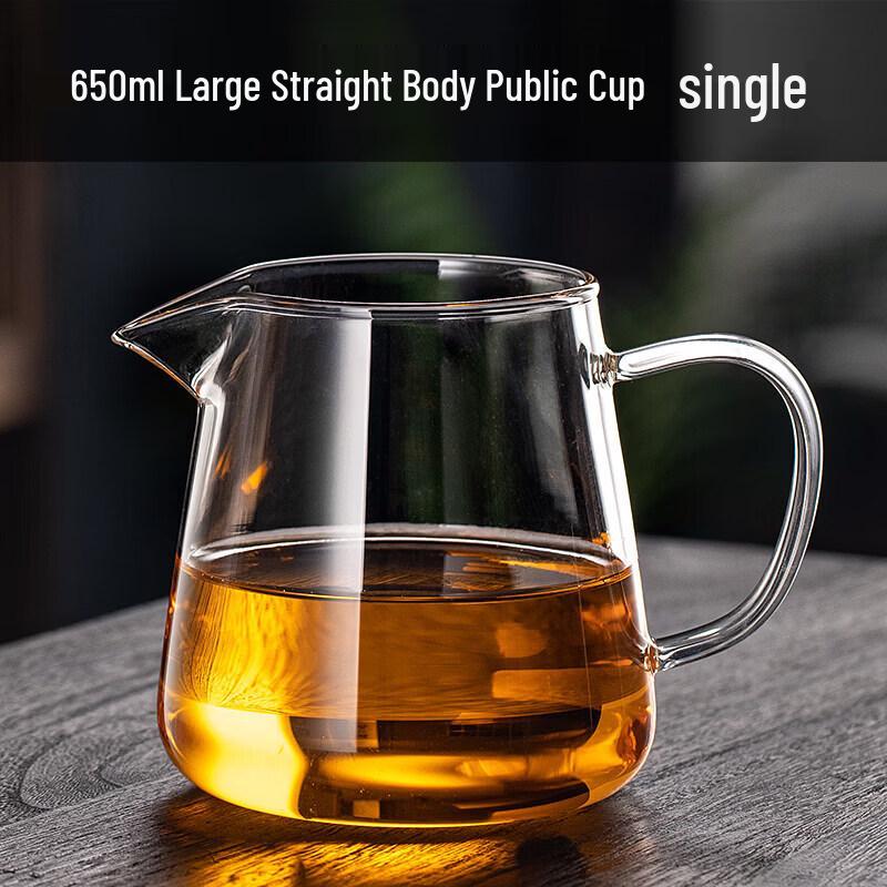 Qīwēi Heat-Resistant Glass Fairness Cup with Filter