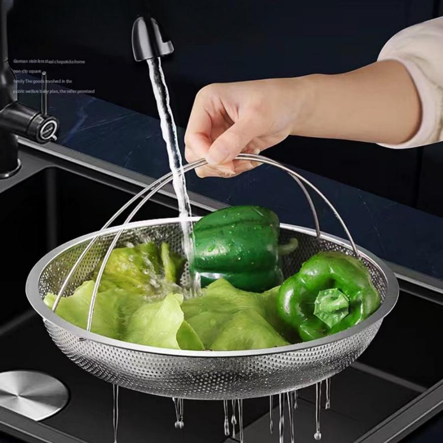 Lebensmittel Abtropfkorb Dämpfsieb Netzkorb Kochen Handheld Gestell Topf Brötchen Multifunktions Reiskocher Gedämpft Wiederverwendbar