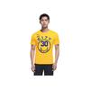 Nike X NBA Golden State Warriors #30 Curry Letter & Number Print Crew Neck T-Shirt Men Tops Yellow AT2374-728