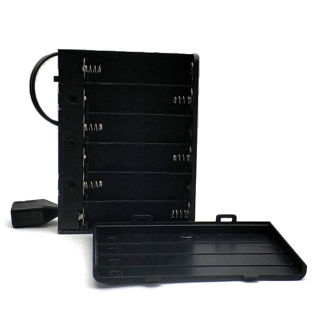 AA-Batteriehalter USB AA-Batteriebox AA-Batteriefach mit USB-Stromanschluss mit Deckel mit Schalter mit 2/3/4/6/8 Steckplätzen DIY