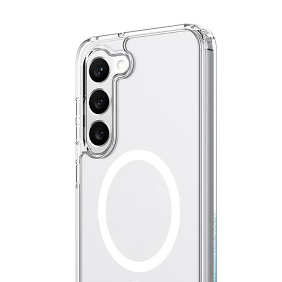 Kryt na mobilní telefon Odolný proti poškrábání S23 Zesílený rohový kryt Ochranný magnetický pro Samsung-Galaxy Ultra/S23/S23+