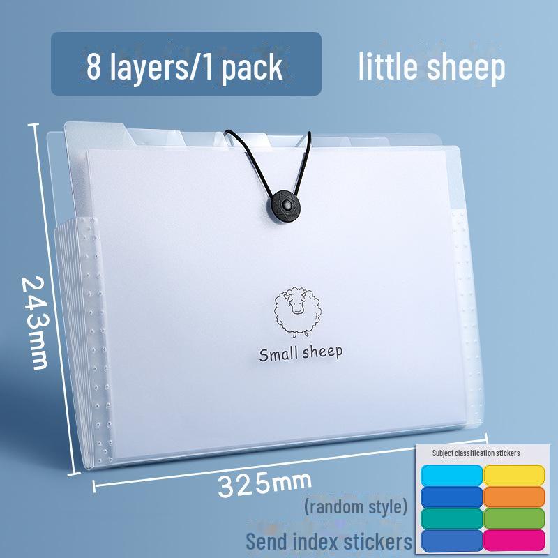 Geantă personalizată impermeabilă tip acordeon, 12 compartimente, organizator documente A4, depozitare portabilă pentru studenți.