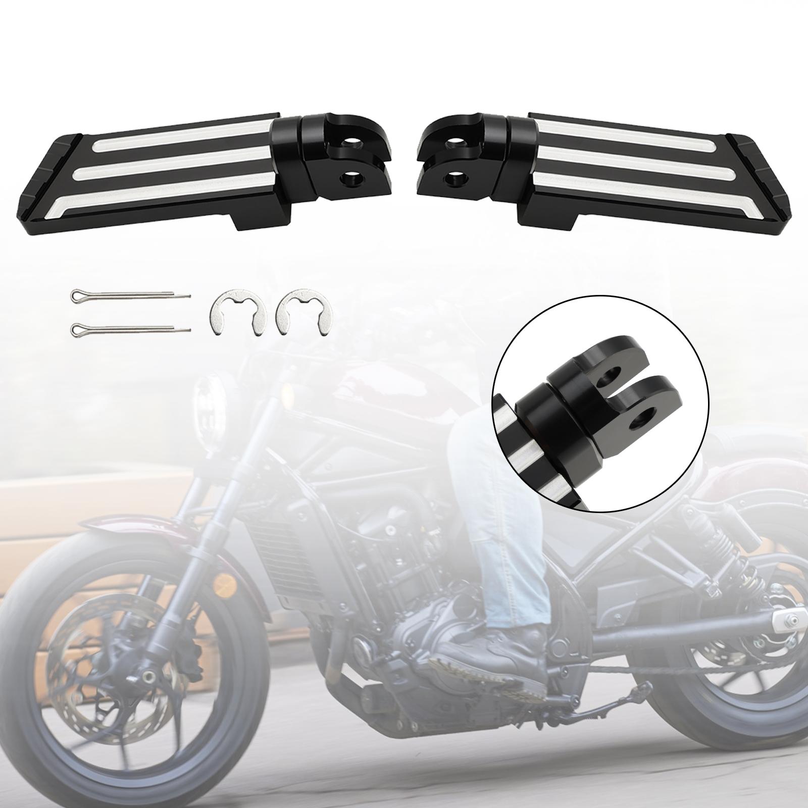 

Front Footrests Foot Peg fit for Rebel 1100 CM1100 CMX 1100 DCT/MT 2021-2023