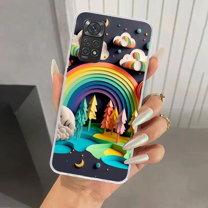 Natural Trees in Mountain Ranges Phone Case for Xiaomi Redmi Note 15 14 14S 13 12S 12 Pro 11S 11 Plus 11T 11E 10S Soft Funda Pri