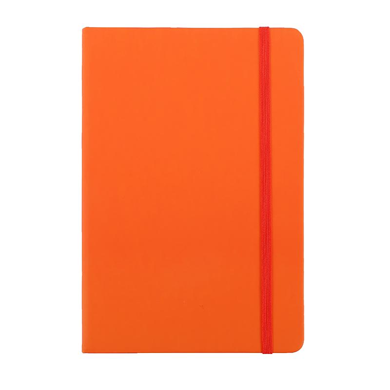 New Arrival High Quality A5 Notebook Custom PU Leather Hardcover Elastic Band  Office Journal Thread Sewing Binding