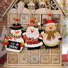 3pcs/set Deer Christmas Hanging Pendant Snowman Xmas Car Hanging Ornaments  Wall/Window