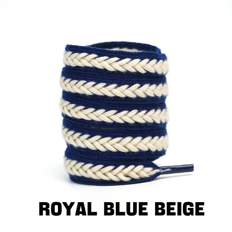 1Pair Brand Cotton Laces for Shoes Wheat Shoelaces 1.5cm Widen Sneakers Flat Shoelace 100/120/140/160CM Rope Shoelaces