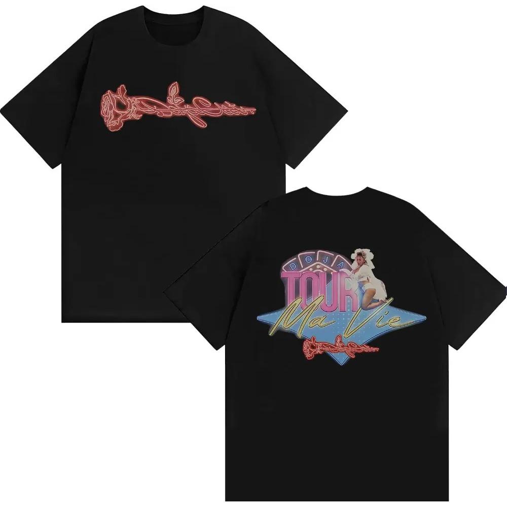 

Doja Cat Ma Vie World Tour Merch T-shirt Men Women Clothing High Street T-shirts Cotton Short Sleeve T Shirts S