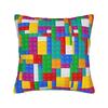 Classic Red Green Blue Yellow Building Blocks Bricks Pillow Case Comfy Pillow Cover Funny Pillowcases For Living Room Sofa